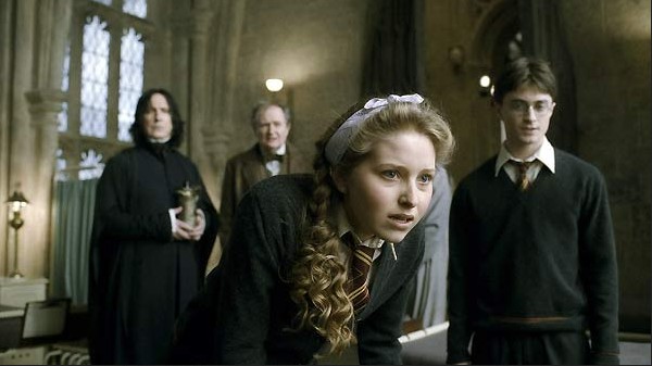A atriz Jessie Cave em um dos filmes da franquia Harry Potter (Foto: Reprodução)