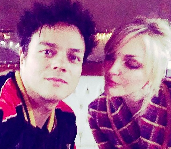 O músico Jamie Cullum com a esposa, a modelo e escritora Sophie Dahl (Foto: Instagram)