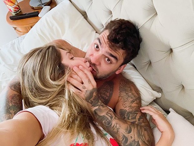 Pedro e a namorada (Caroline) foto via Instagram (01.06.2019