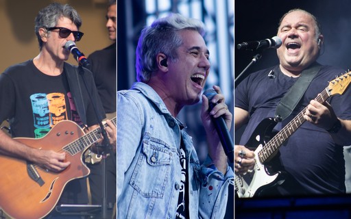 Rogério Flausino, Leo Jaime e outros famosos agitam público no Festival Rock Brasil 40 anos