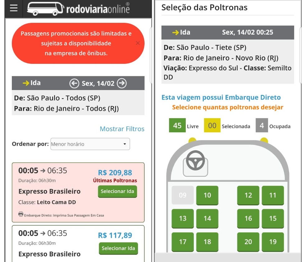 Seis apps para comprar passagens de ônibus online com o celular |  Produtividade | TechTudo