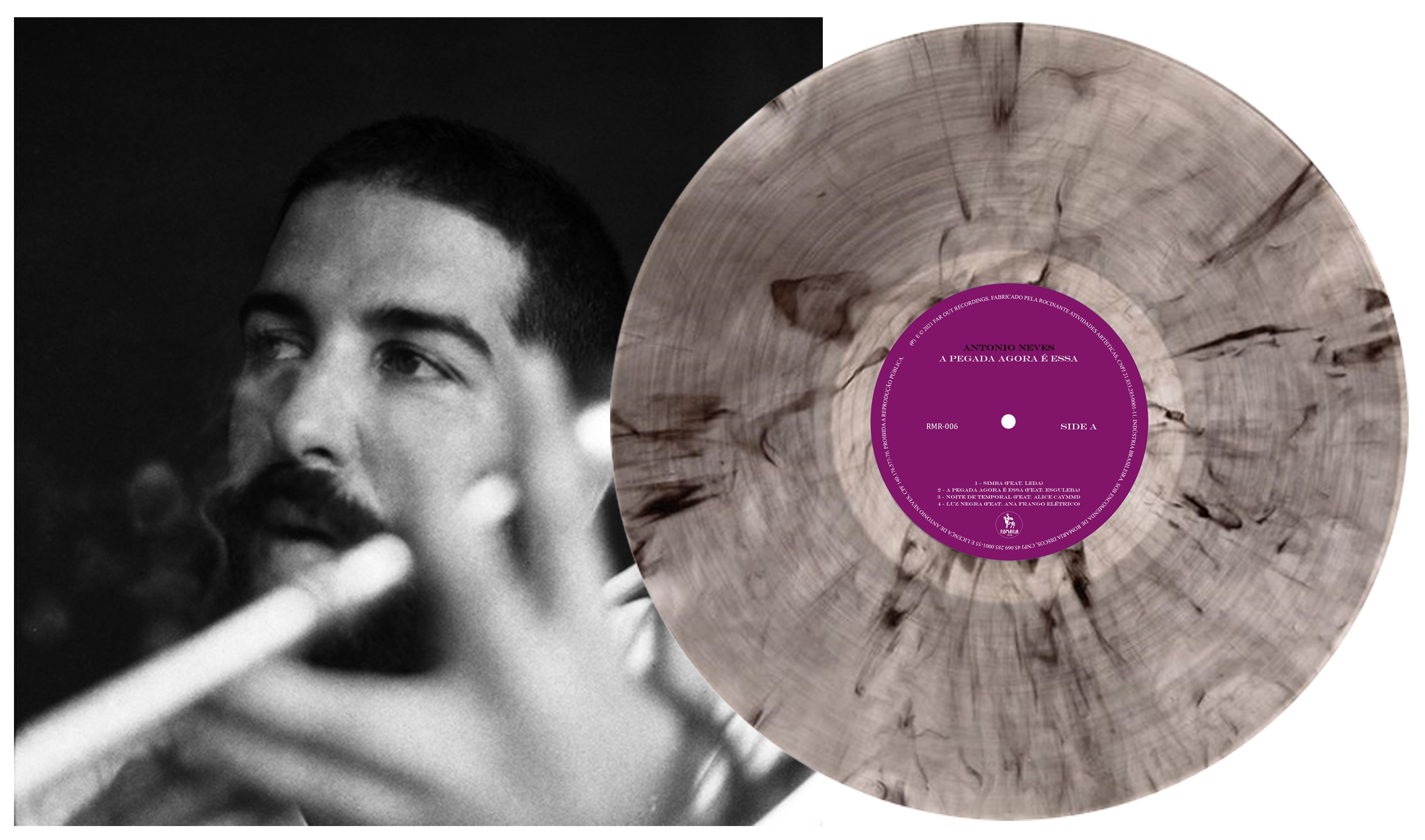 Antonio Neves, trombonista da banda de Marisa Monte, edita em LP no Brasil o álbum 'A pegada agora é essa'