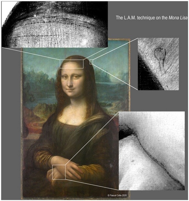 Câmera especial revela existência de um esboço de Mona Lisa (Foto: Reprodução)