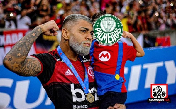 Memes Flamengo x Palmeiras na Supercopa — Foto: Reprodução/Twitter Coluna do Flamengo