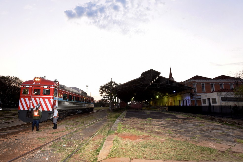 Área da estação ferroviária central, em Campinas, terá uma estação do Trem Intercidades — Foto: Carlos Bassan/PMC