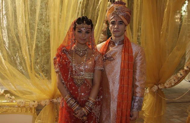 EM 2009, ela foi a Camila de 'Caminho das Índias', uma brasileira que acabava se casando com um indiano, Ravi, interpretado por Caio Blat (Foto: Isac Luz/ TV Globo)