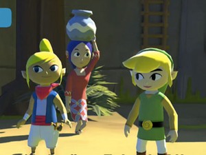 Link e amigos aparecem nas primeiras imagens em HD do remake de 'The Legend of Zelda: Wind Waker' para o Wii U (Foto: Divulgação)