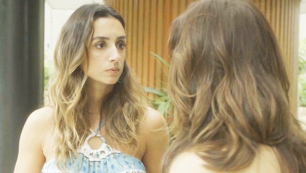Katiandrea diz que viu Remy na casa de Laureta — Foto: TV Globo