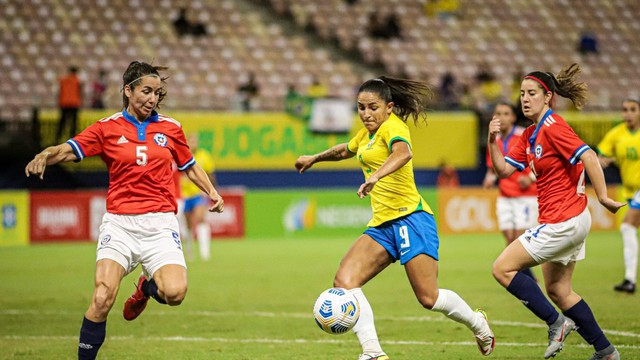 Seleções de futebol feminino de Brasil, Chile, Venezuela e Índia