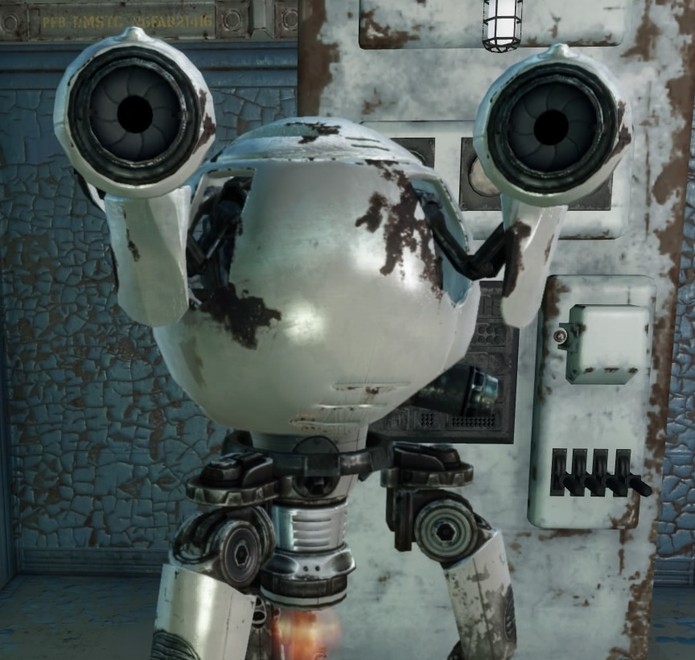 Curie: companion de Fallout 4 (Foto: Reprodução/Fallout 4 Base)
