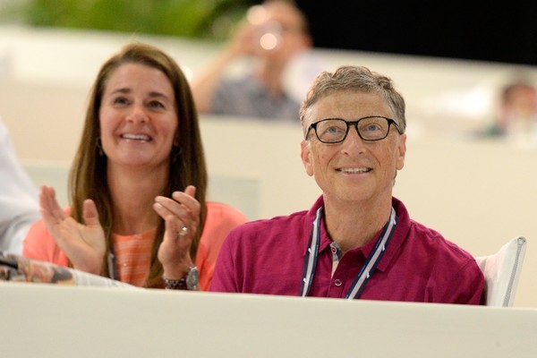 Bill Gates e Melinda Gates em um evento em setembro de 2014 (Foto: Getty Images)