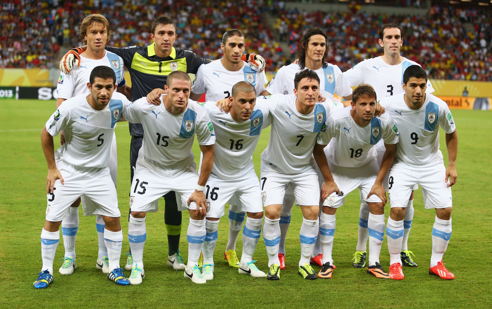 Uruguai manteve a base do elenco que atuou na Copa das Confederações  (Foto: Getty Images)