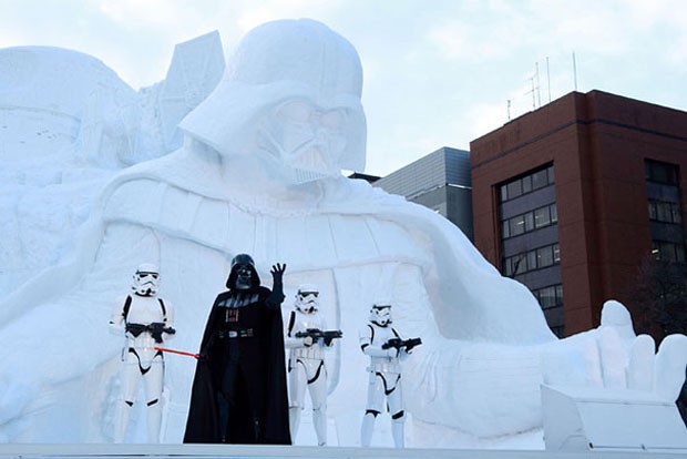 Star Wars de neve (Foto: Divulgação)