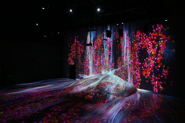 Novo museu de arte digital de Tóquio terá obras que reagem ao visitante (Foto: Divulgação)
