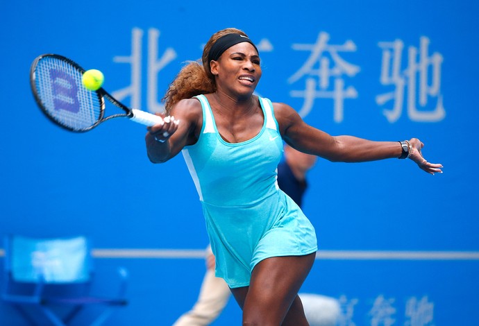 Serena Williams, no WTA de Pequim (Foto: AP)