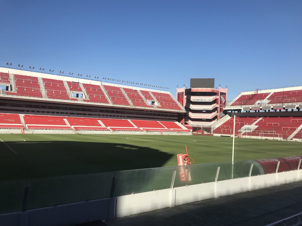 Estádio Libertadores de América, do Independiente — Foto: Eduardo Moura / GloboEsporte.com
