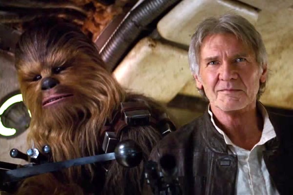 Harrison Ford como Han Solo em 'Star Wars: O Despertar da Força' (Foto: Reprodução)