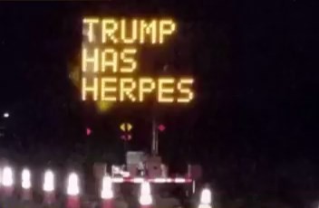 'Trump tem herpes': ataque de hacker na Califórnia