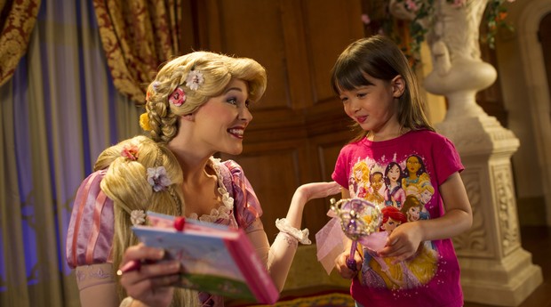 Rapunzel Hall Princesas (Foto: Ali Nasser/ Disney)