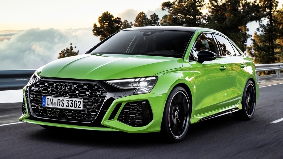 Audi RS 3 Sedan 2022 Dianteira Movimento