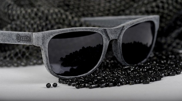 Óculos da Karün são feitos de redes de pesca recicladas (Foto: Divulgação)