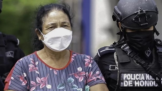 Herlinda Bobadilla, a Chinda, foi uma das últimas mulheres traficantes presas na América Latina (Foto: GETTY IMAGES via BBC)