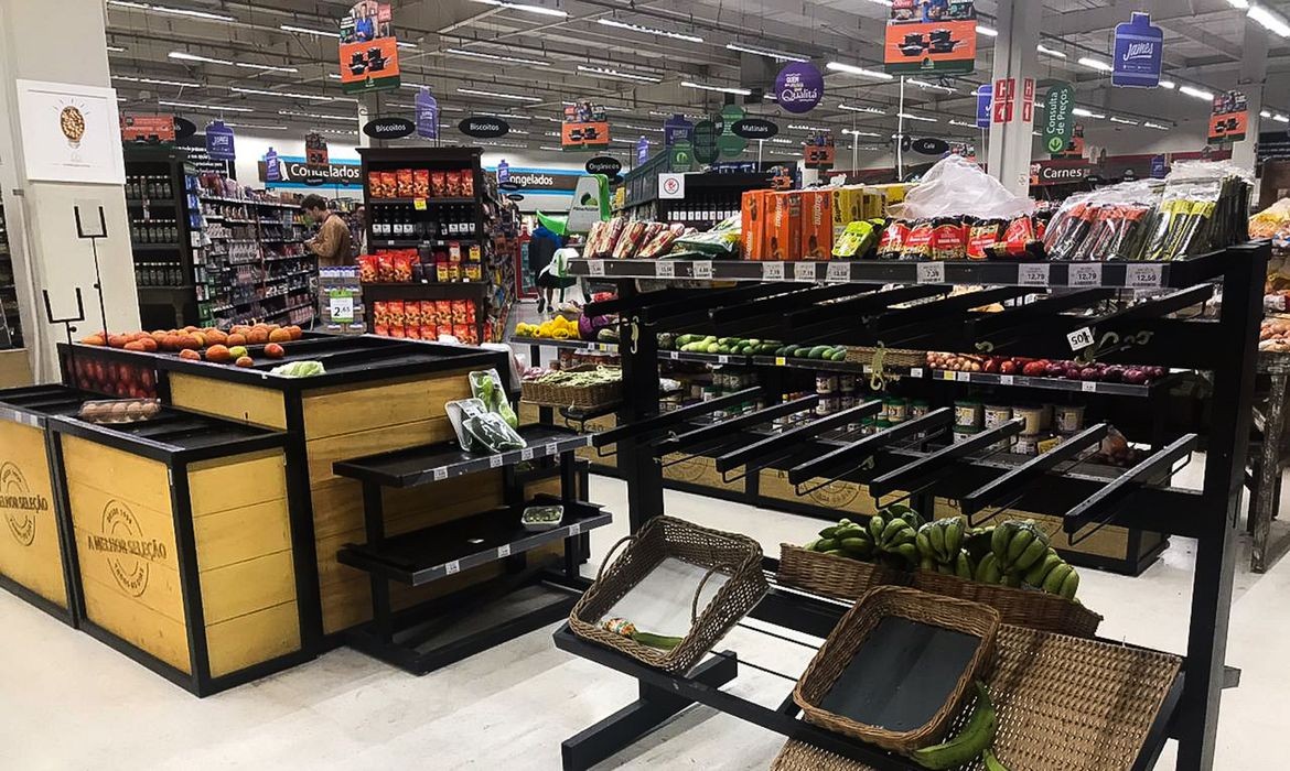 mercado, supermercado, comércio, consumo, vendas (Foto: Fernanda Cruz/Agência Brasil)
