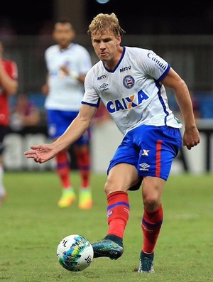 Wesley Natã comemora gol do triunfo do Bahia e afirma: “A torcida