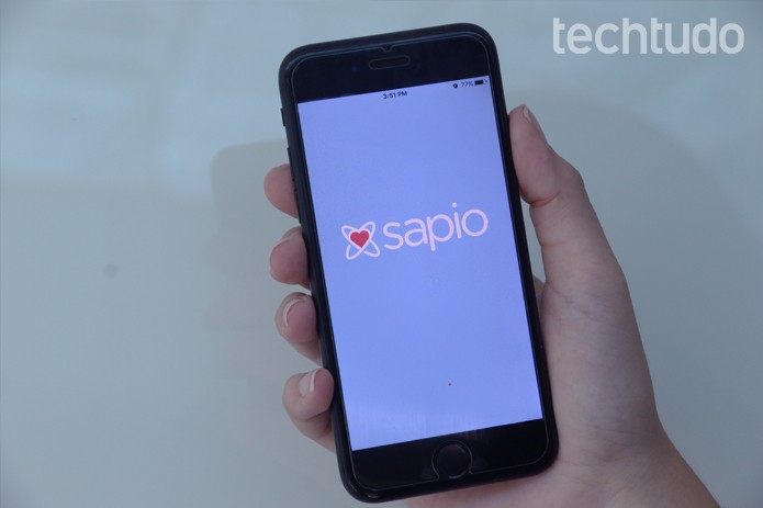 Sapio app- com marca (Foto: Carolina Ochsendorf/TechTudo )