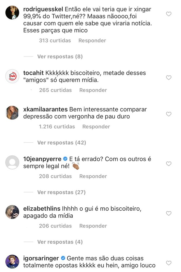 Whindersson Nunes brinca com meme de Neymar e divide opiniões (Foto: reprodução/Instagram)