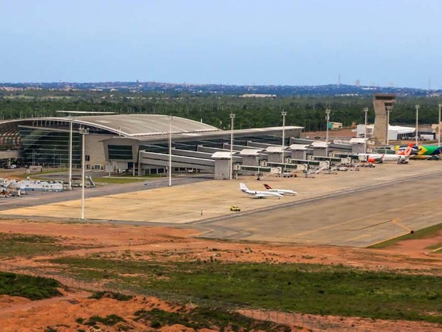 Aeroporto Internacional Aluízio Alves, em São Gonçalo do Amarante (Foto: Canindé Soares)