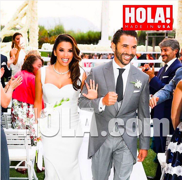 Eva Longoria e seu marido em capa de revista americana (Foto: Instagram)