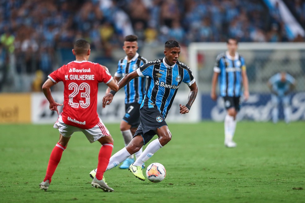 Gre-Nal 424 Arena Libertadores Grêmio JEan Pyerre — Foto: Lucas Uebel / Grêmio FBPA