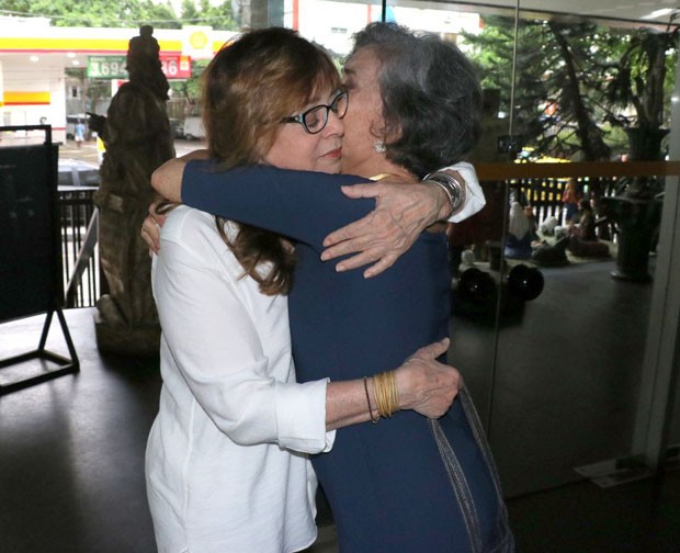 Glória Perez e Betty Faria (Foto: Daniel Pinheiro e Rogério Fidalgo/AgNews)