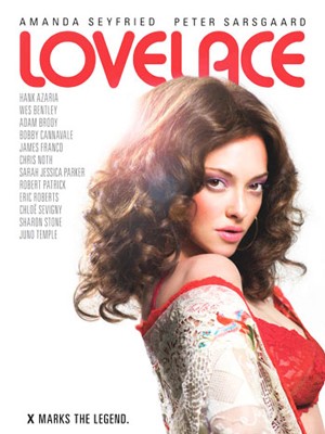 Cartaz de 'Lovelace', com Amanda Seyfriend  (Foto: Divulgação)