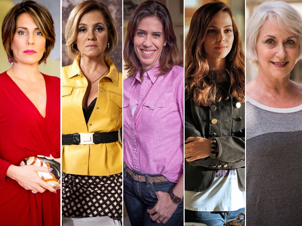 Beatriz, Inês, Karen, Cris e Olga continuam na lista de suspeitas (Foto: TV Globo)
