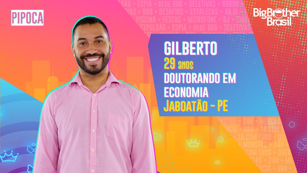 Gilberto, BBB21 — Foto: Globo