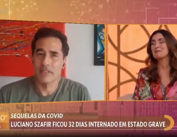 Luciano Szafir participa do Encontro com Fátima Bernardes (Foto: TV Globo)
