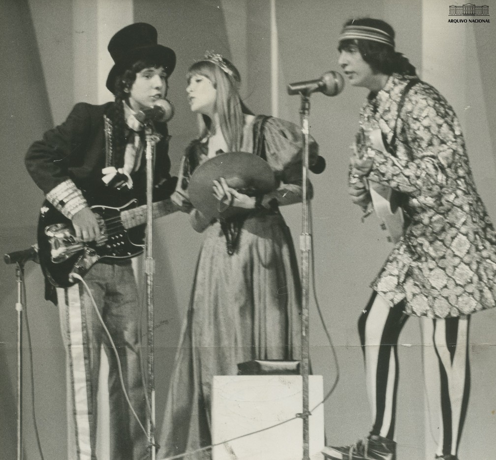 Apresentação do grupo 'Os Mutantes', em 1969  — Foto: Arquivo Nacional/Fundo Correio da Manhã