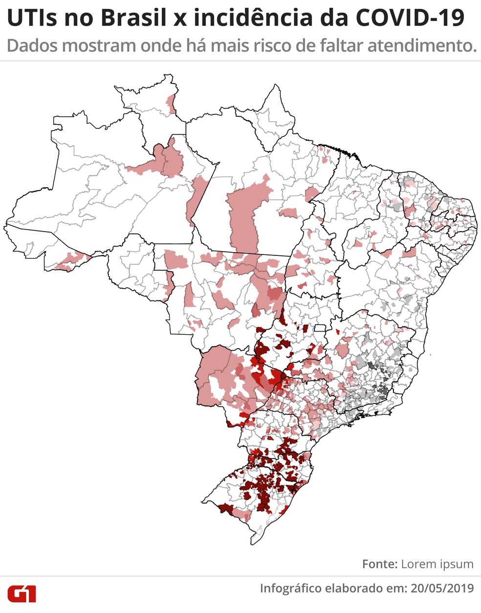 Gráfico UTIS e incidência — Foto: Guilherme Luiz Pinheiro/Arte G1