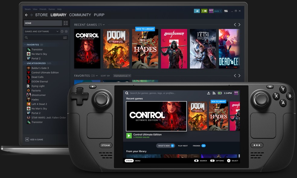 Steam Deck agora suporta um dos principais lançamentos de 2023