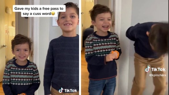 Pais deixam filhos escolherem um palavrão para dizer e vídeo viraliza
