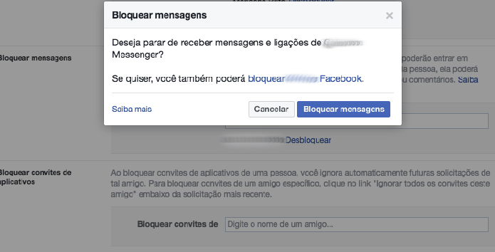 Como bloquear mensagens e convites de uma pessoa no Facebook (Foto: Reprodução/Felipe Vinha)