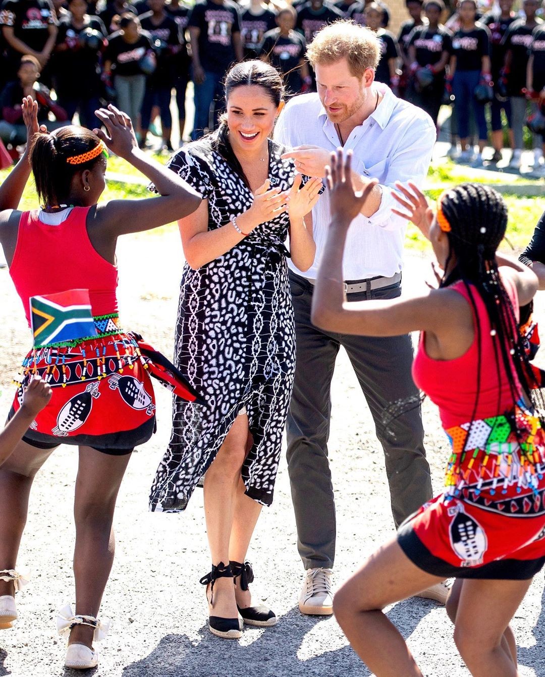 Meghan Markle e o príncipe Harry na África do Sul (Foto: Reprodução / Instagram)