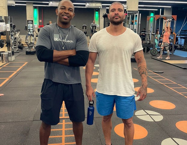 Robinho e Diogo Nogueira (Foto: Reprodução/ Instagram)