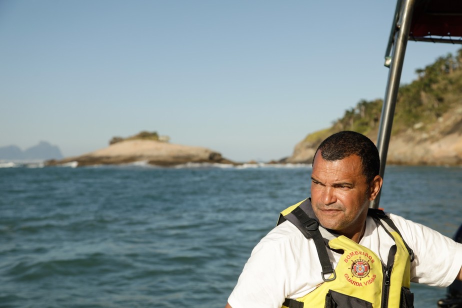 O jardineiro Nelson Nedy Ribeiro, de 51 anos, ficou isolado em ilha por seis dias