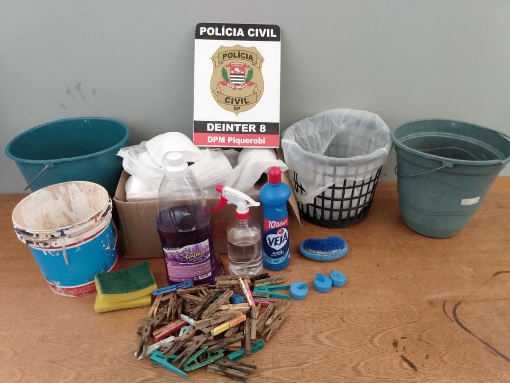 Polícia Civil recupera produtos furtados de escola estadual e prende suspeito de praticar o crime