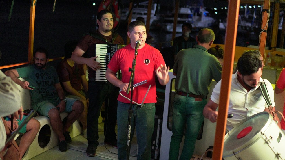 Forró no Potengi leva público para passeio sob a lua no rio Potengi, em Natal (Foto: Divulgação)