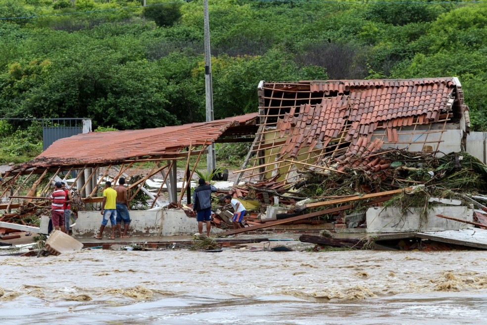 Afogados da Ingazeira após chuvas — Foto: Wellington Júnior