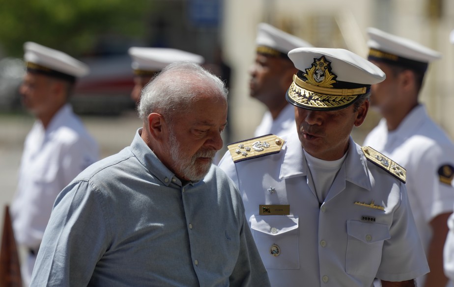 Presidente Lula visita a base de submarinos da Marinha, o PROSUB, em Itaguaí